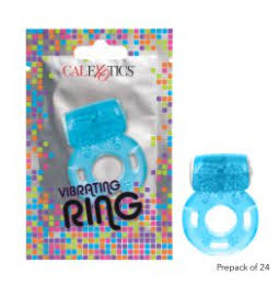 ANILLO VIBRATING RING AZUL NEON